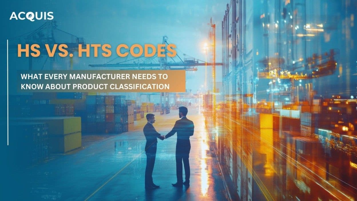 HS vs. HTS Codes