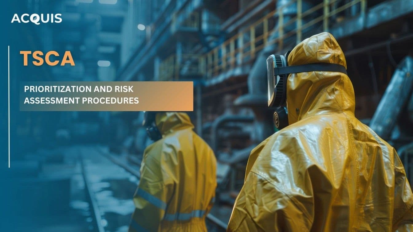 Prioritization and Risk Assessment Procedures under TSCA