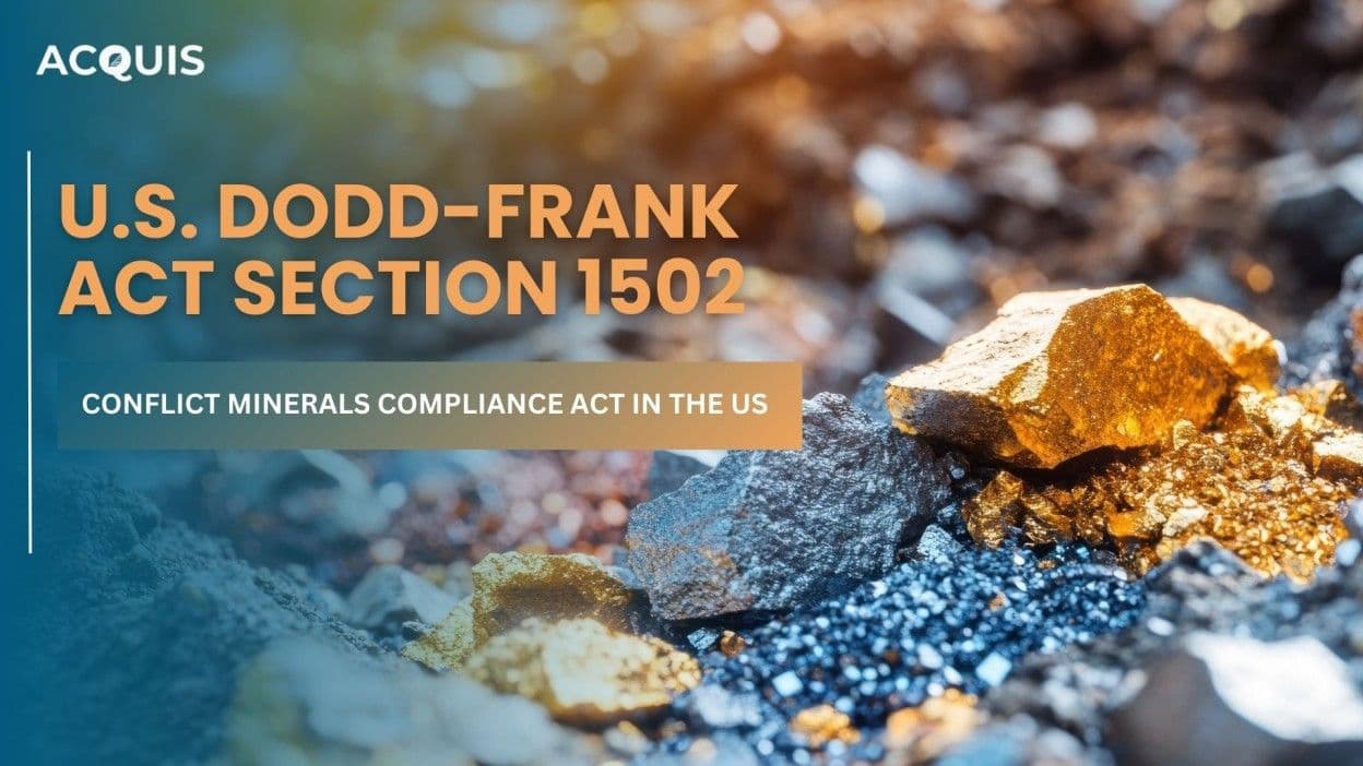 What is Section 1502 of the U.S. Dodd-Frank Act?