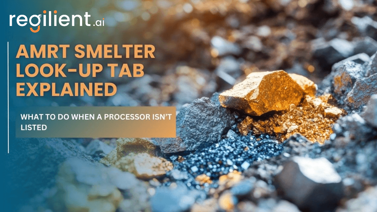AMRT Smelter Look-up Tab Explained: What to Do When a Processor Isn’t Listed