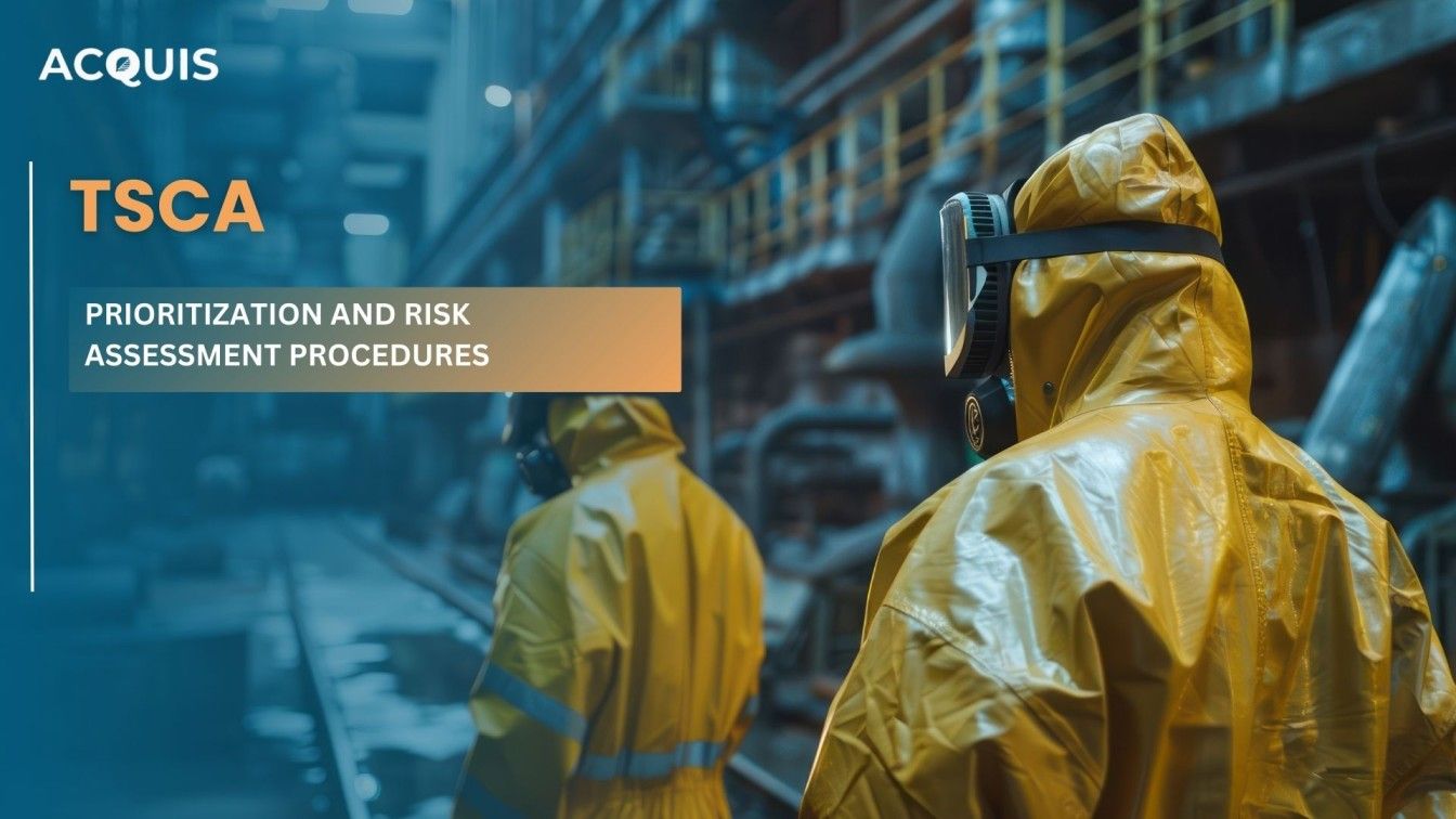 Prioritization and Risk Assessment Procedures under TSCA